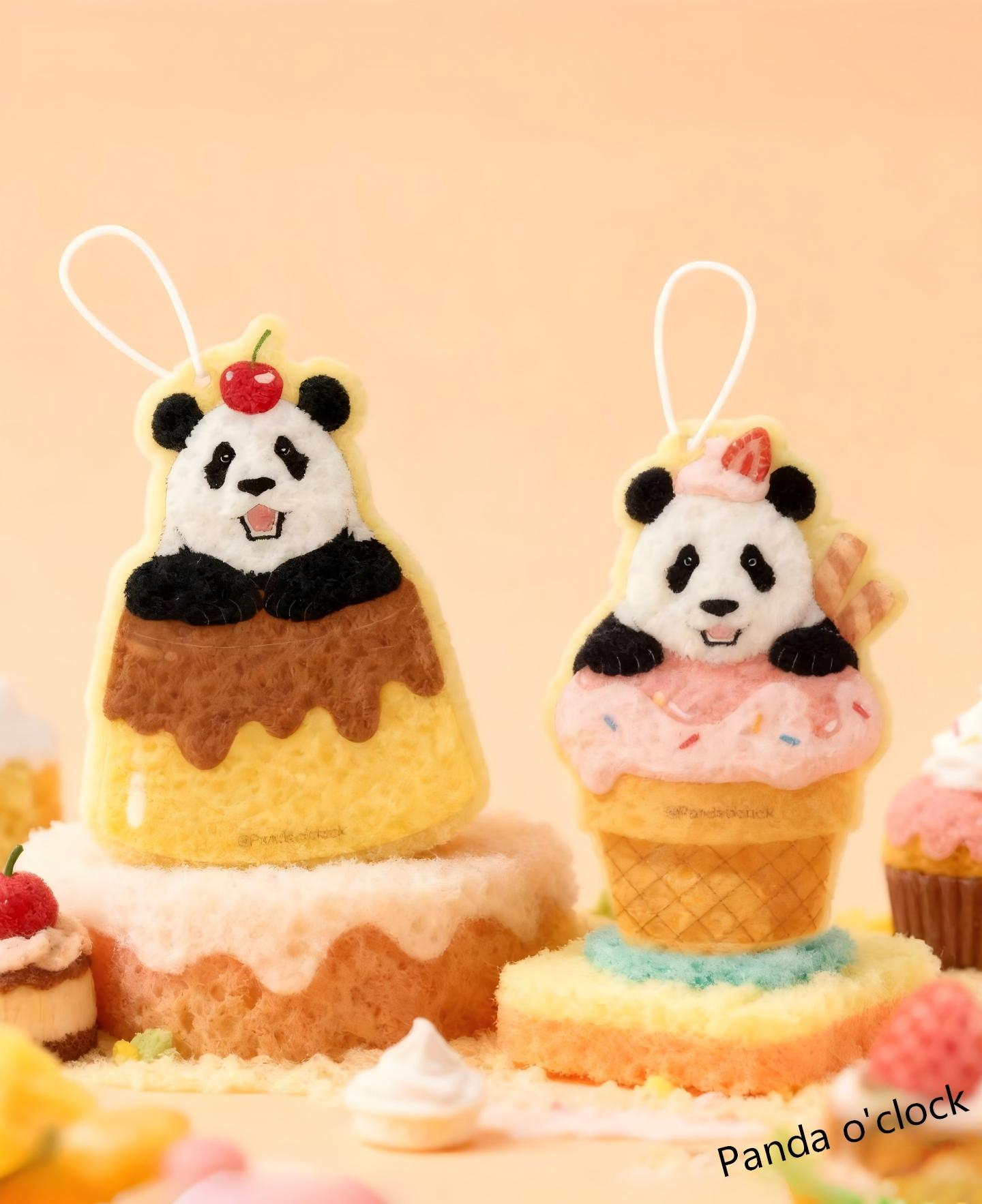 Panda hand towel