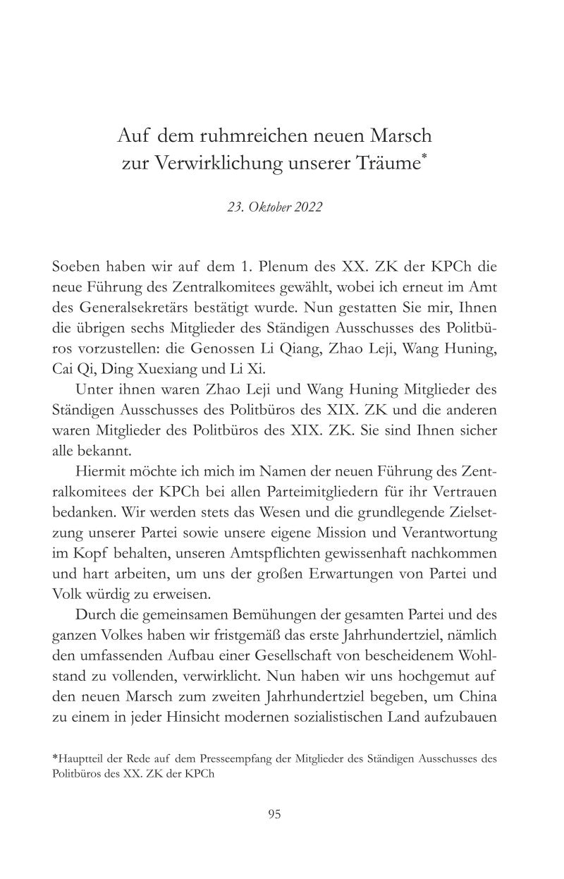 Xi Jinping: China Regieren, Band V《习近平谈治国理政》第五卷（德文）（平装）