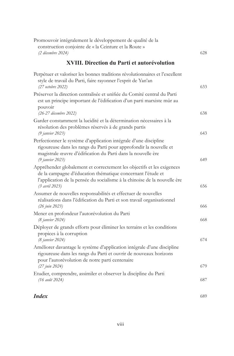 Xi Jinping : La gouvernance de la Chine (V)《习近平谈治国理政》第五卷（法文）（精装）